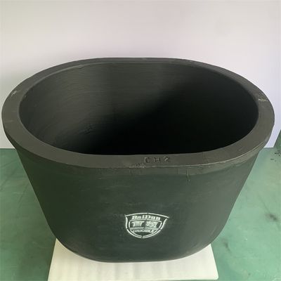 Melting Casting Graphite Clay Crucible Thermal Shock Resistant Cylindrical Crucible