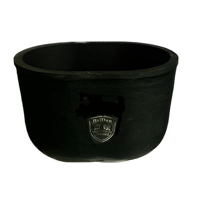 Corrosion Resistant Graphite Crucible For Casting Molding Thermal Conductivity 119 W/mK