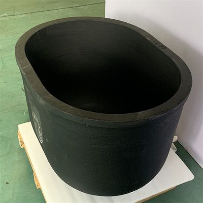 15.5kg Capacity Crucible Melting Pot Oval Type With Thermal Shock Resistance
