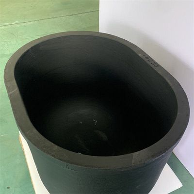 Cylindrical Graphite Clay Pot Crucible 15.5kg Capacity For Melting And Casting