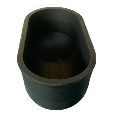 15.5kg Capacity Cylindrical Graphite Clay Crucible For Melting / Casting
