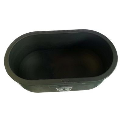 15.5kg Capacity Crucible Melting Pot Oval Type With Thermal Shock Resistance