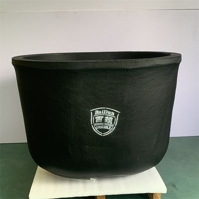 Melting Graphite Clay Crucible Cylindrical Chemical Resistant For Metallurgical Processes