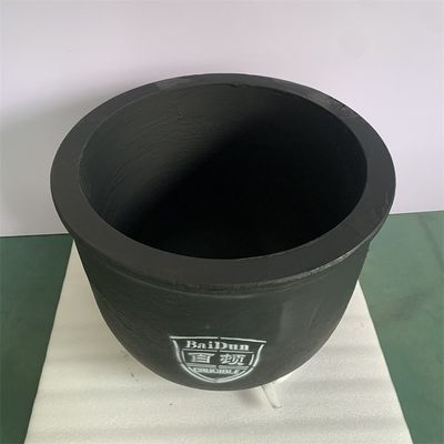 Large Round Zinc Fusing Crucible Chemical Resistance Good Thermal Shock Resistance