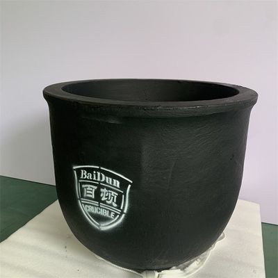Wipe Clean Balck Metal Melting Crucible Temperature Resistance For Jewelry Making