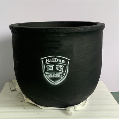 Wipe Clean Balck Metal Melting Crucible Temperature Resistance For Jewelry Making