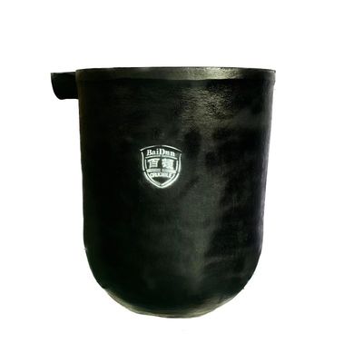 Black Silver Smelting Crucible Chemical Resistant Crucible Silver Melting