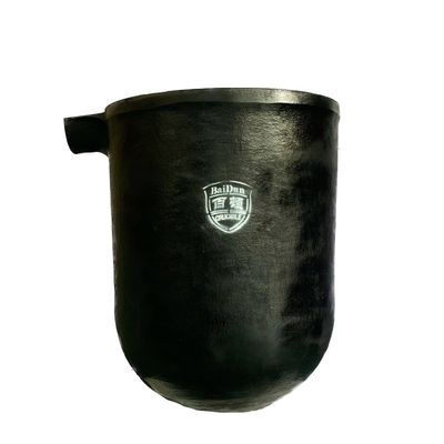 Chemical Stability Aluminum Melting Crucible Round Shape For Aluminum Alloys Casting