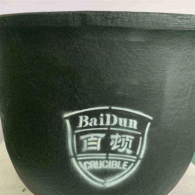 Large Round Zinc Fusing Crucible Chemical Resistance Good Thermal Shock Resistance