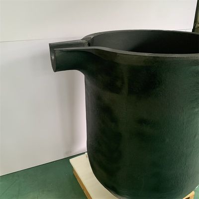 Smooth Surface Aluminum Melting Crucible Kettle / Fusion Crucible Corrosion Resistant