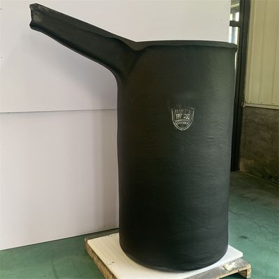 Heat Insulation Aluminum Melting Crucible Smooth Surface Finish 150kg Capacity