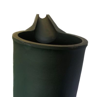 Chemical Resistance Zinc Smelting Crucible Vessel 150kg Thermal Shock Resistance