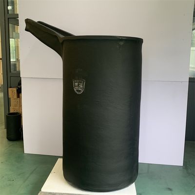 Black Metal Melting Crucible Vessel Graphite Crucible For Melting Silver