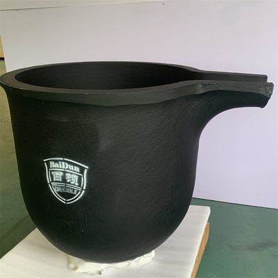Heat Resistance Graphite Crucible For Jewelry Making Black Smooth Design