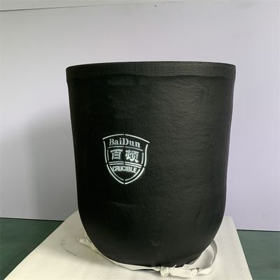 150kg Capacity Zinc Melting Crucible Chemical Resistance Round Industrial Carbide