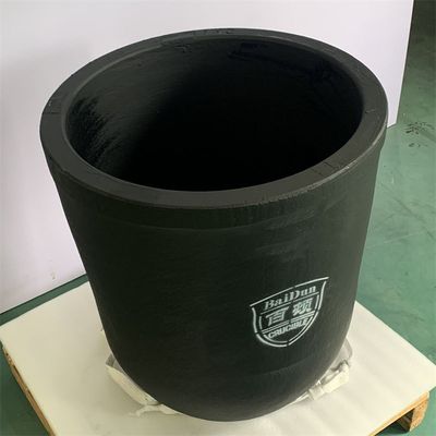 Durable None Closure Silicon Carbide Graphite Crucible Add Ons Implements