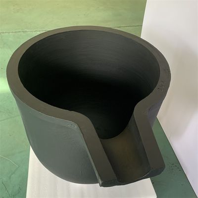 Black Metal Melting Crucible Vessel Graphite Crucible For Melting Silver