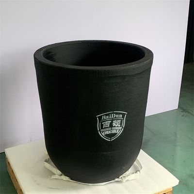 150Kg Round Crucible For Melting Copper Heat Conductivity Up To 1650℃ Resistance