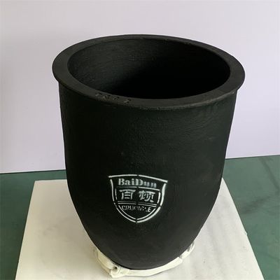 High Purity Round Copper Melting Crucible 150Kg Capacity Good Chemical Stability