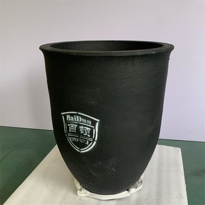 High Purity Round Copper Melting Crucible 150Kg Capacity Good Chemical Stability
