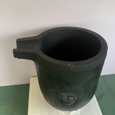 Round Crucible For Melting Copper Heat Conductivity Graphite Crucible Pot