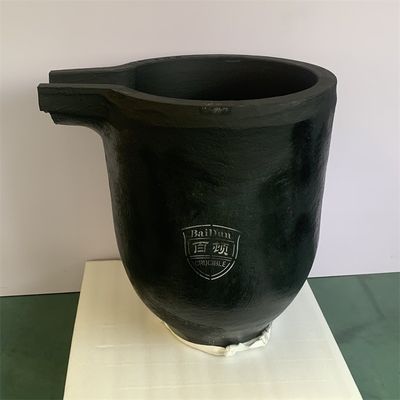 Smooth Finish Round Aluminum Alloy Melting Crucible Temperature Resistance