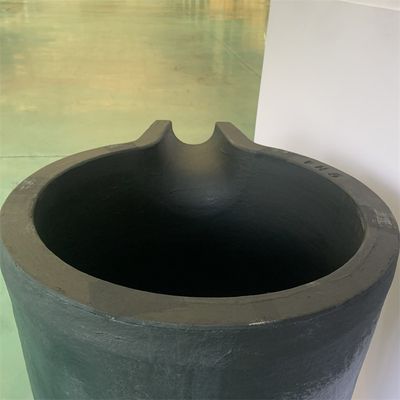 Smooth Finish Round Aluminum Alloy Melting Crucible Temperature Resistance
