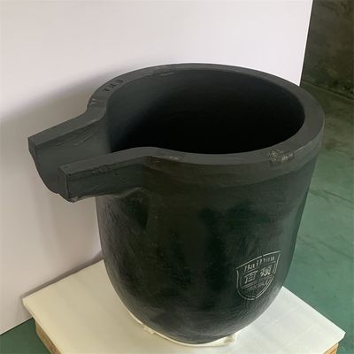 Smooth Surface Aluminum Melting Crucible Kettle / Fusion Crucible Corrosion Resistant