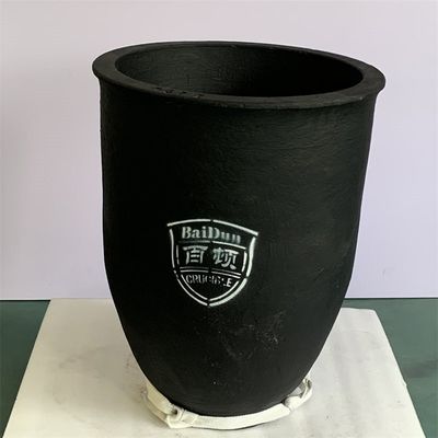 High Purity Round Copper Melting Crucible 150Kg Capacity Good Chemical Stability