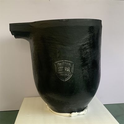 Thermal Conductivity Aluminium Melting Crucible 150kg Capacity Smooth Surface Finish