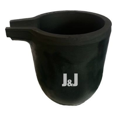 Smooth Surface Aluminum Melting Crucible Kettle / Fusion Crucible Corrosion Resistant