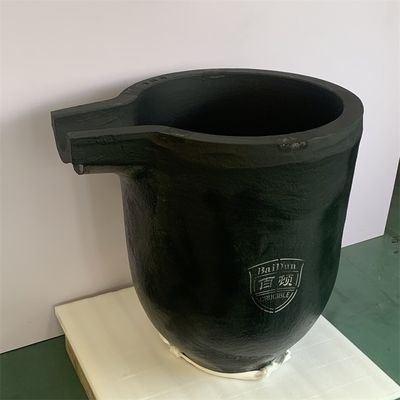 Thermal Conductivity Aluminium Melting Crucible 150kg Capacity Smooth Surface Finish