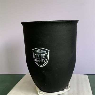 Round Melting Aluminum Crucible Strong Corrosion Resistance For Optimal Casting