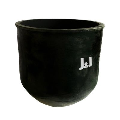 Circular Conventional Type Crucible Corrosion Resistance Round Crucible Melting Pot
