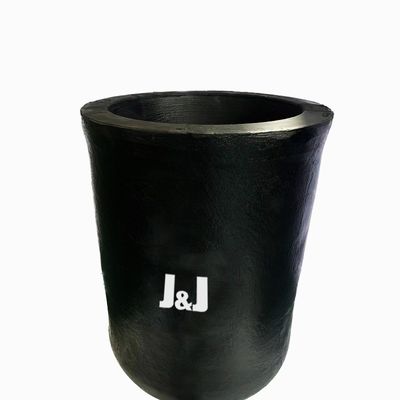 1 - 100kg Capacity Conventional Type Crucible Circular High Purity Graphite Crucible
