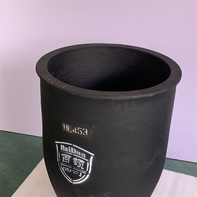 Rundes schwarzes Metall schmelzendes Schmelzglas Graphit Siliziumkarbid herkömmlicher Kreisform