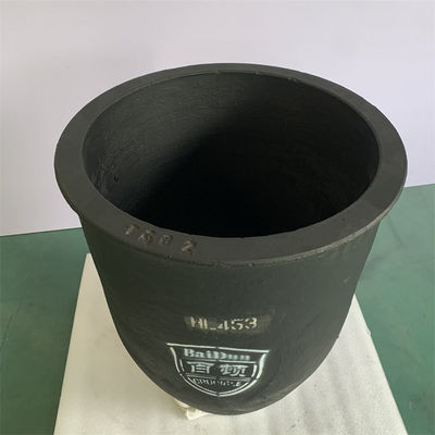 Rundes schwarzes Metall schmelzendes Schmelzglas Graphit Siliziumkarbid herkömmlicher Kreisform