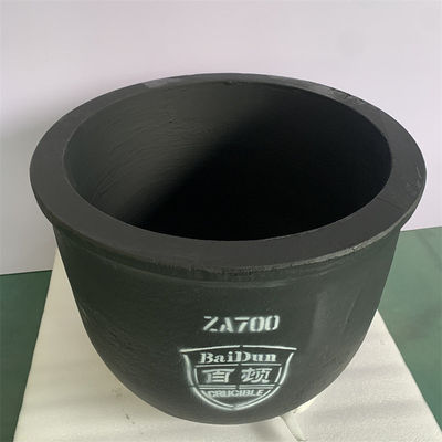 Smooth Surface SiC Graphite Crucible for Zinc Melting Up To 1600C Temperature Resistance and Stability Stable Performance