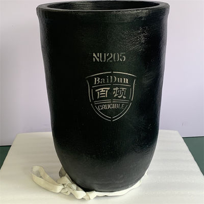 Smooth Surface Zinc Melting Crucible with Customizable Size and Excellent Thermal Shock Resistance Graphite Material