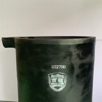 Silicon Carbide Graphite and Clay Graphite Crucible with Pouring Nozzle for Durability and Efficiency in Metal Casting Operations