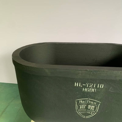 Reliable Melting Casting Graphite Clay Crucible Lightweight