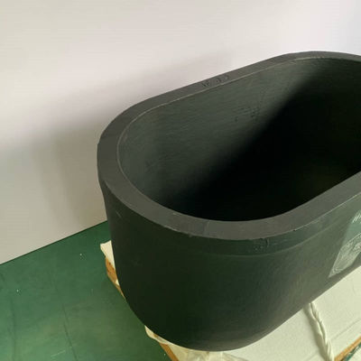 Aluminum Melting Metal Recycling Silicon Graphite Crucible Cylindrical