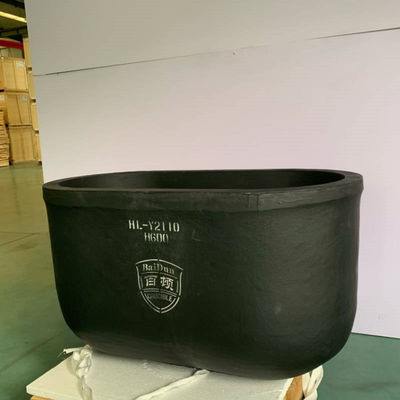 High Performance Elliptical SiC Graphite Crucible Optimized for Smelting Recycling