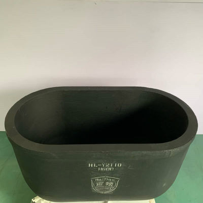Strong Chemical Resistance SiC Graphite Crucible Melting for Copper Bottom Diameter customized
