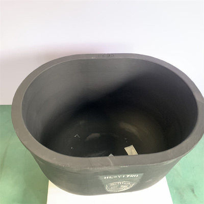 Ceramic Crucible Chemical Resistance Oval Type Crucible Isostatic Pressing Silicon Carbide Crucible