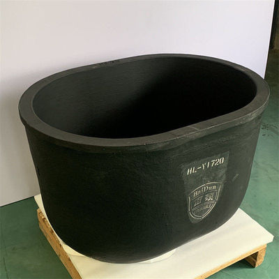 Thermal Shock Resistance Silicon Carbide Crucible Refractory Solutions For Smelting Casting