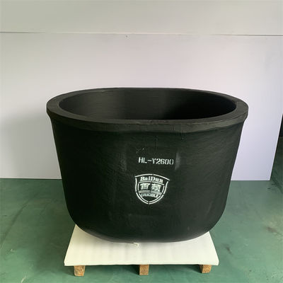 Graphite Materials Thermal Expansion Coefficients Metal Melting Silicon Carbide Graphite Oval Type Crucible