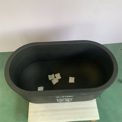 High-Temperature Heating Oval Type Crucible With Silicon Carbide Graphite For Industrial