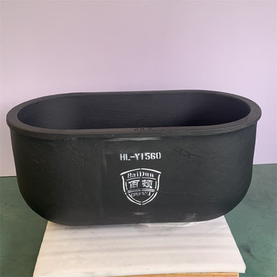 Melting Of Metals Oval Type Crucible Metal Melting Silicon Graphite Carbide