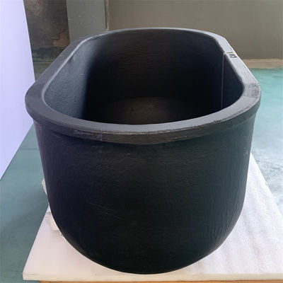 Melting Of Metals Oval Type Crucible Metal Melting Silicon Graphite Carbide